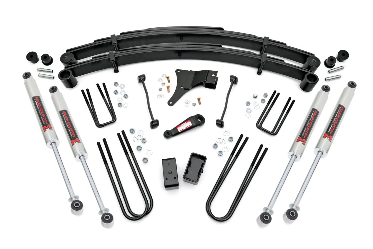 Ford F-350 Super Duty Suspension Lift Kit - Rear - Rough Country - 4 Inch Lift Kit | Rear Blocks | M1 - 1999